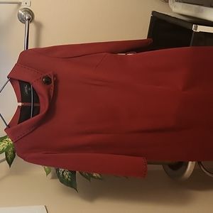 Tahari red thick dress